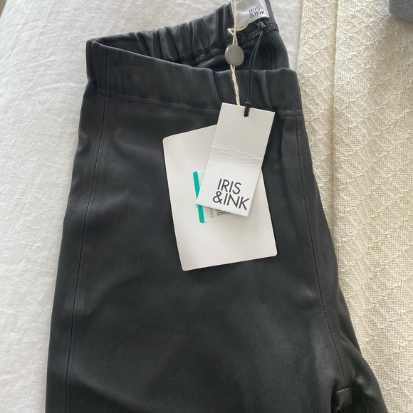 Iris & Ink Leather Leggings - Picture 5 of 7